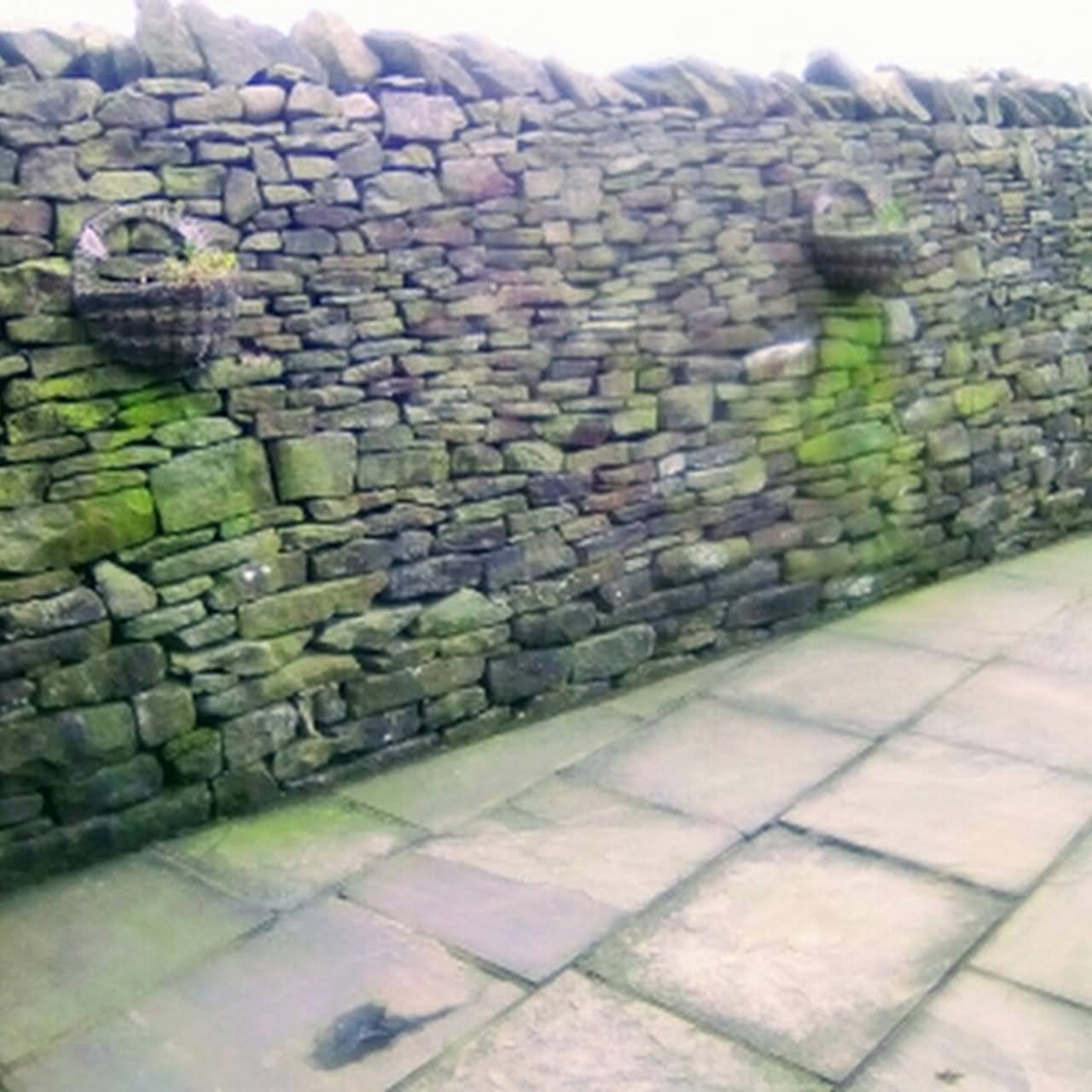 dry stone wall in Longridge, Ribble Valley from 6 years ago.