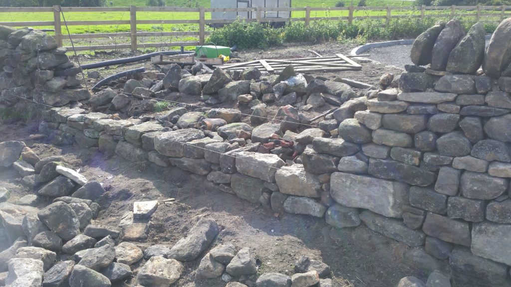 dry stone wall in Burnley