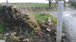 dry stone wall repair bowland gateway farm