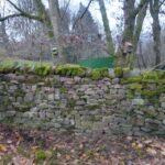 Finished dry stone wall gap repair in Scorton near Lancaster